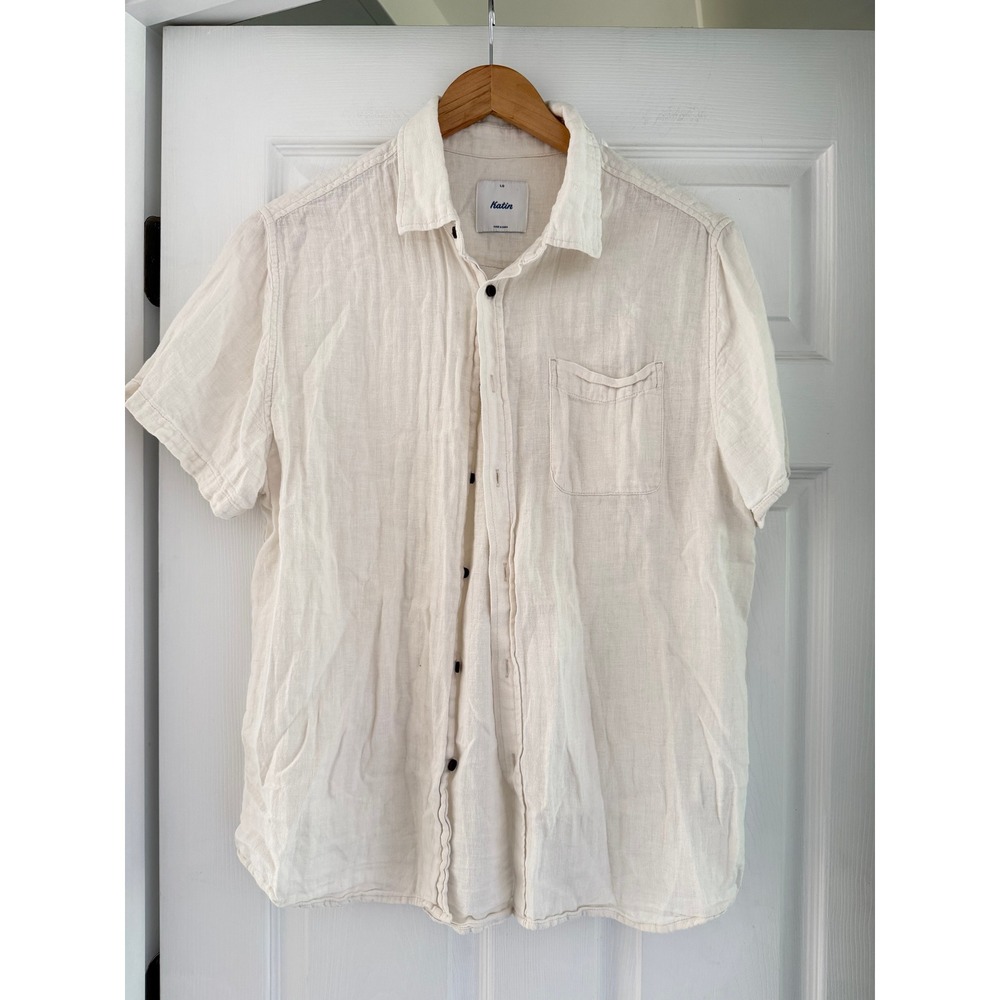 Katin Alan solid short-sleeve shirt Beach Boho Casual